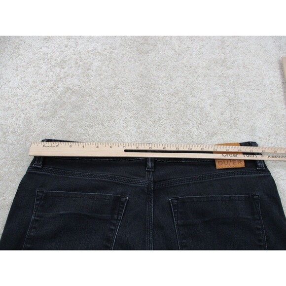 DU/ER Jeans Mens 36 Black Charcoal L2X Slim Fit Stretch Denim Casual Duer 36x30 - Picture 11 of 13
